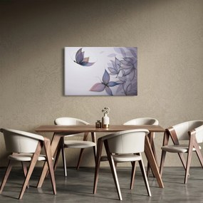 Obraz - Kreslené motýle (90x60 cm)