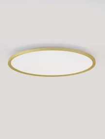 LED stmievateľné brúsené zlaté moderné stropné svietidlo Aoton 60