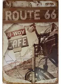 Ceduľa Route 66