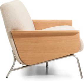 Béžová ženilková pohovka 205 cm Amsen – Kave Home