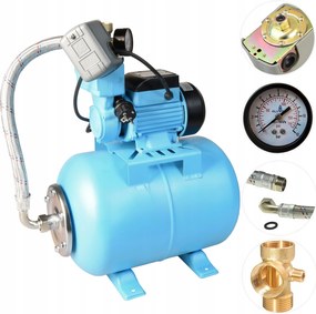 24 L Hydrofor Na Vodu Čerpadlo S Príslušenstvom 250 W 35 L/min Nádrž Hotová Sada