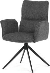 Jedálenská stolička sivá DCH-D1328 GREY2