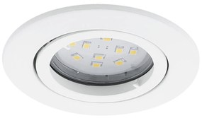 EGLO Zápustné bodové LED svietidlo TEDO, súprava 3x, biele
