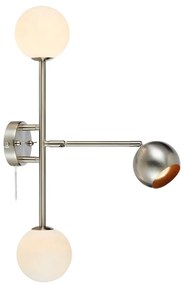 Markslöjd 108256 - Nástenné svietidlo BESIDE 2xG9/20W/230V + 1xGU10/7W/230V chróm