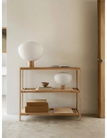 Biela stolová lampa (výška 32 cm) Kami – Blomus