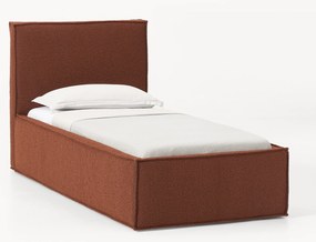 Buklé čalúnená jednolôžková posteľ Dream