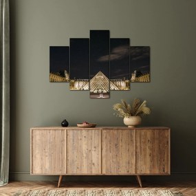 Obraz - Louvre v noci (150x105 cm)