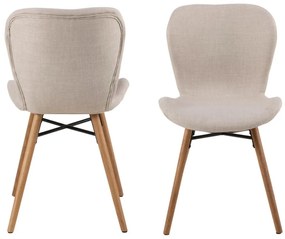 Béžová Stolička Batilda A1 hnedá 82.5 × 47 × 53 cm ACTONA