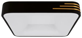 STRÜHM Stropné svietidlo LIBRUS LED D 24W BLACK/GOLD Neutral White 4167