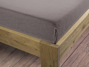 Bierbaum flanelová plachta Taupe - 80-100 x 200 cm