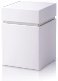 Elegant - Štvorcová dóza biela