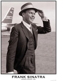 Plagát, Obraz - Frank Sinatra - London Airport 1961, (59.4 x 84 cm)