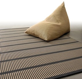 Koberec Cut Stripe: Béžovo-čierna 200x300 cm
