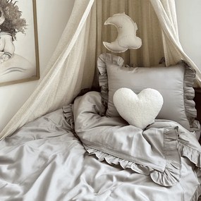 Posteľná bielizeň s volánom – tmavo béžová Margaret od 140x200 cm 140x200 cm