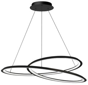 Toolight Toolight, LED závesné svietidlo APP1194-CP, čierna-biela, OSW-40025