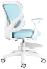 Detská rastúca stolička Neoseat JUNI 007 — látka, prateľný poťah, modrá