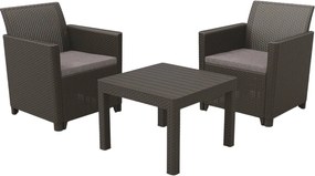 Keter balkónový set Claire grafit