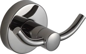 Mexen Remo, dvojitý háčik na uteráky, čierny chróm, 70507352-73