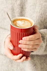 Ib Laursen Hrnček na latte Mynte Strawberry 375 ml