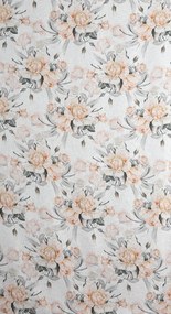 ZÁVES NA PÁSKE ELLIE 140X270 CM KVETY