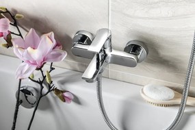 Sapho Sapho, PAX podomietková sprchová batéria, 2 výstupy, otočný prepínač, chróm, XA43