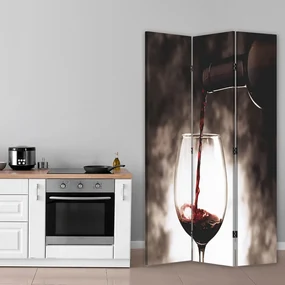 Gario Paraván Čas na pohár vína Rozmery: 110 x 170 cm, Prevedenie: Klasický paraván