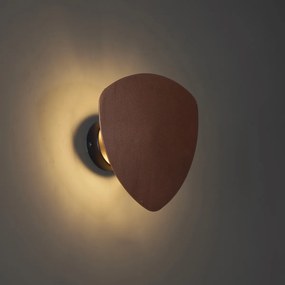 Dizajnové nástenné svietidlo bronzové organické 20 cm 2-svetlá - Pulley