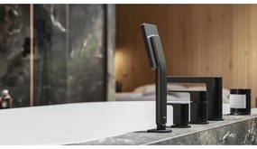 OMNIRES PM7432BL - Vaňová batéria 4-otvorová PARMA matná čierna