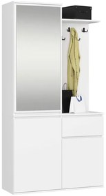 Predsieňová zostava ENTRO biela