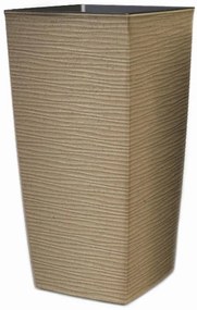 Kvetináč Aurora Woody 30x30x57h Natural Wea-3030