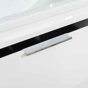 Mereo, Mereo Vigo, kúpeľňová skrinka s keramickým umývadlom 61 cm, biela, MER-CN311