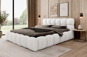 ČALÚNENÁ POSTEĽ ASHLEY 160x200 QUELLE 01 BIELA
