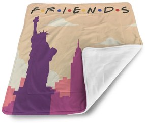 Sablio Deka pre bábätko Seriál Priatelia FRIENDS Socha Slobody - 90x120 cm
