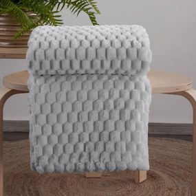 Dekorstudio Deka CINDY6 v striebornej farbe Rozmer deky: 150x200cm