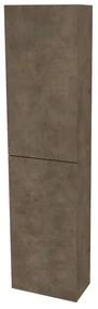 Mereo, Mereo Aira, kúpeľňová skrinka 170 cm vysoká, pravé otváranie, Multidecor, Betón Chicago tmavosivý, MER-CN794PNBCS2