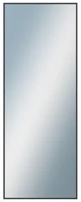 DANTIK - Zrkadlo v rámu, rozmer s rámom 60x160 cm z lišty Hliník čierna (7269021)
