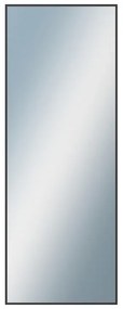 DANTIK - Zrkadlo v rámu, rozmer s rámom 60x160 cm z lišty Hliník čierna (7269021)