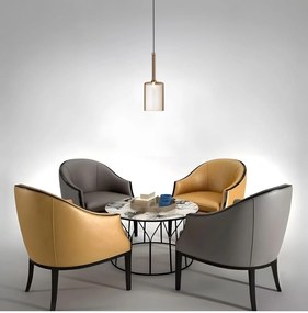 Toolight Toolight, stropné svietidlo 1xG4, APP1699-1CP AMBER B, jantárová-priehľadná, OSW-04307