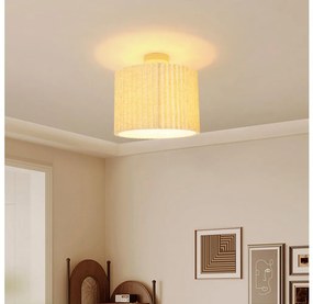 Brilagi - Prisadený luster NORDIC WAVE 1xE27/15W/230V priemer 32 cm ľan/biela