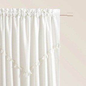 Dekorstudio Dekoračný záves CHLOE na riasiacu pásku - biely Rozmer závesu: 140x250cm