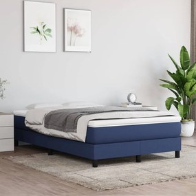 Boxspring posteľ s matracom modrá 120x200 cm látka 3144067