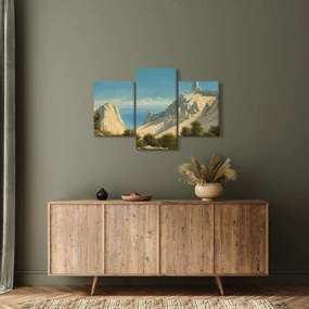 Obraz - Georg Emil Libert, View of Sommerspiret, the Cliffs of Møn, reprodukcia (90x60 cm)