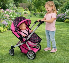 Kočík pre bábiky Alice 2 v 1 Bouncer, kočík 2 v 1