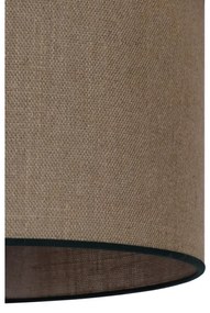 Duolla - Luster na lanku ROLLER 1xE27/15W/230V pr. 40 cm hnedá/čierna