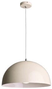 ACA DECOR Závesné stropné svietidlo MELINA max. 60W/E27/230V/IP20, krémové biele