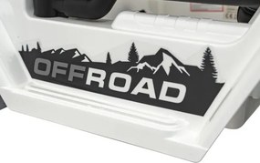 Elektrické autíčko Off-Road CLIMBER biele