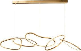 Toolight Toolight, LED stropné svietidlo 60W APP1054-CP, zlatá, OSW-08882