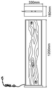 Brilliant - LED Stojacia lampa CHAUMONT LED/20W/230V