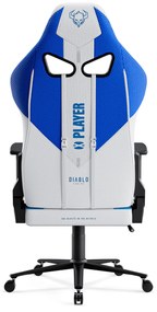 Látkové herné kreslo Diablo X-Player 2.0 Normal Size, Frost White/ bielé