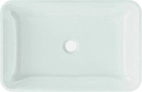 Mexen Megan, sklenené umývadlo na dosku 56 x 36 x 11 cm, biela, 24135630